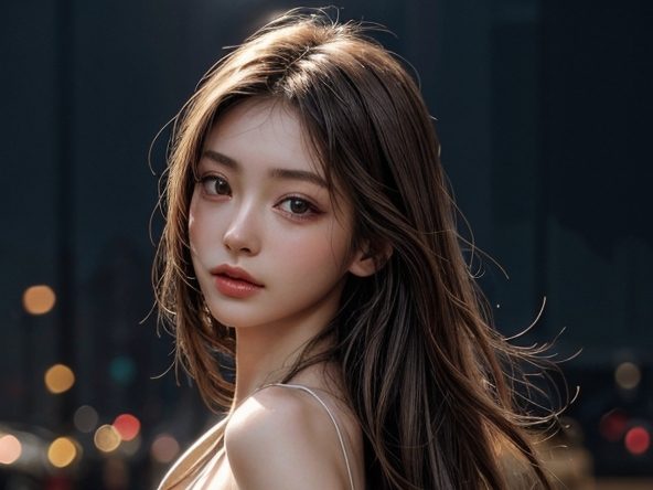 “거리 위 패션 화보: 조명 아래 더욱 빛나는 룩북 공개”