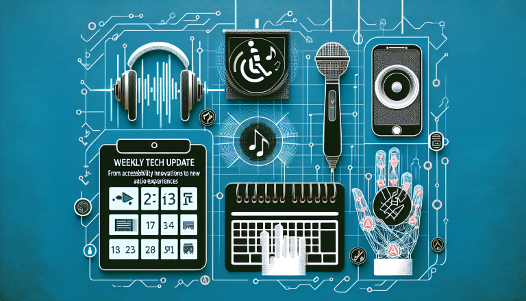 한 주간 기술 업데이트: 접근성 혁신부터 새로운 오디오 경험까지